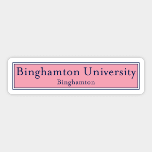 Binghamton University Sticker